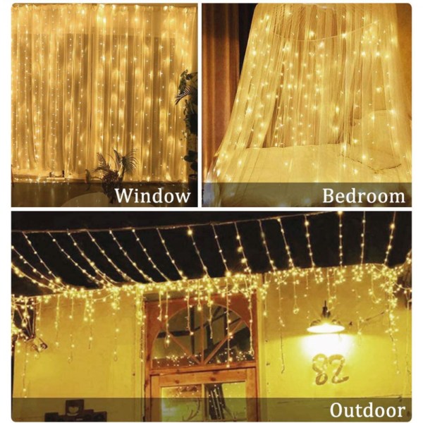 300 LED Gardin Fairy String Lights Hage Lights String Multicolor