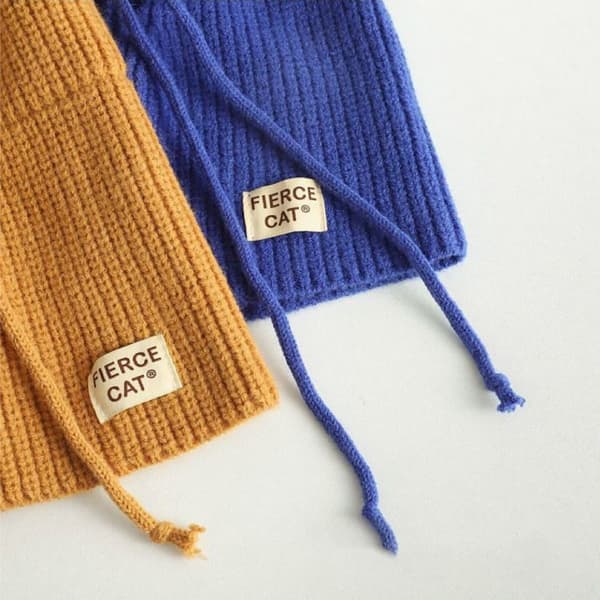 Børne blød balaclava børnetrøjehat BLÅ blue