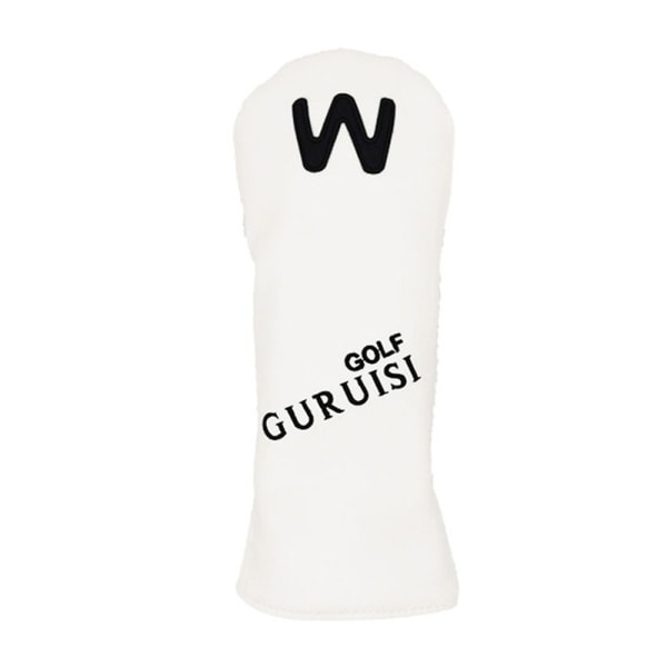 Golf Woods Head Cover Golfmailan kansi COVER 5 5 White 5-5