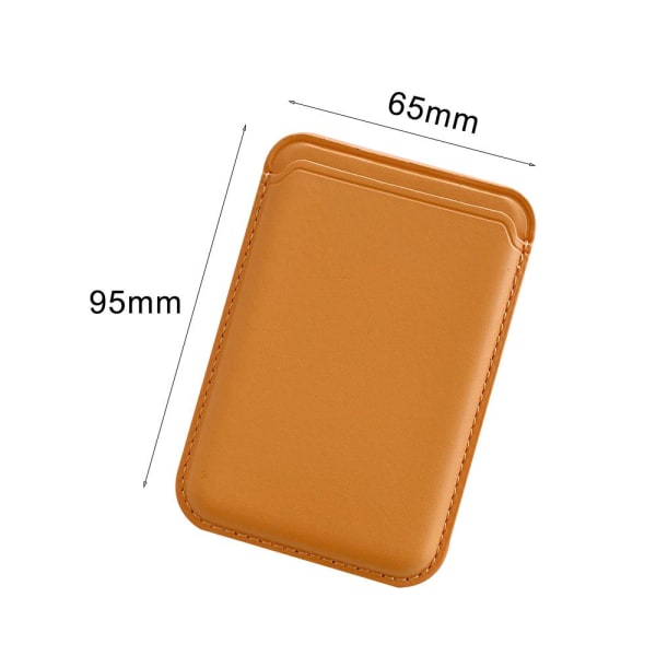 For MagSafe Magnetisk Kortholder Veske For iPhone 12 13 ORANGE orange