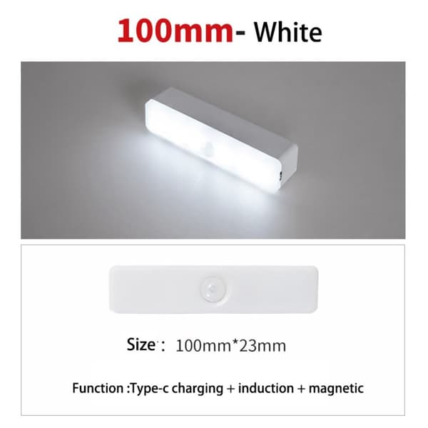 Nattlys Bevegelsessensor Lys VARM HVIT 50CM Warm white 50CM