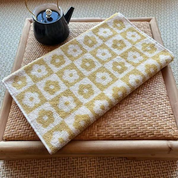 70*140cm Husholdningshåndkle Baderomshåndklær GUL 70X140CMBATH Yellow 70x140CMBath Towel-Bath Towel