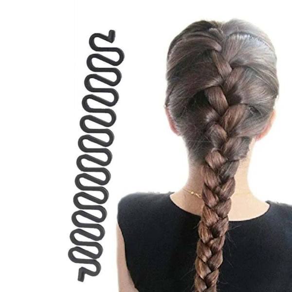 Magic Hair Braiding Wave Hair Braiding Tool SVART Black