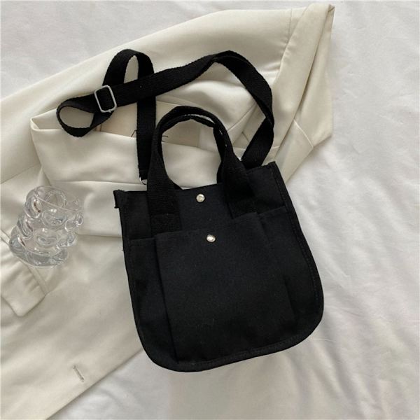 Crossbody Messenger Bags Tote Bag SVART Black