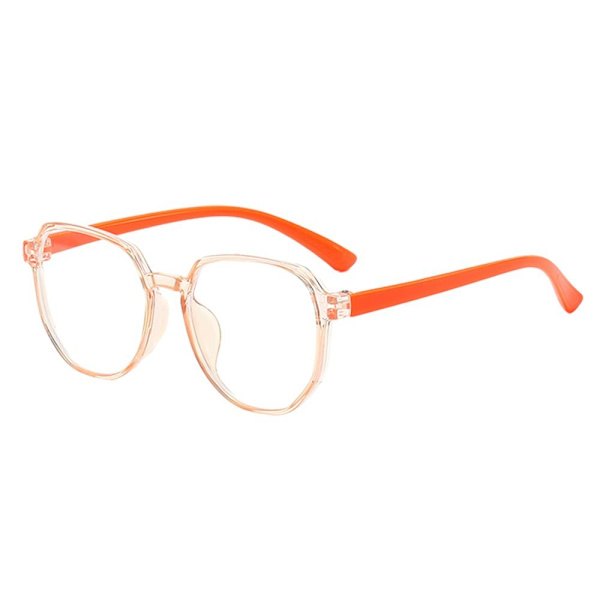 Kids Anti-Blue Light Briller Runde Briller ORANSJE Orange