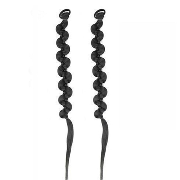 Pitkät nyrkkeilypunos Peruukki Bubble Braid C 2PCS C 2PCS C 2pcs