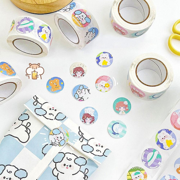 Animal Stickers Forseglingsmærke STYLE 2 STYLE 2 Style 2