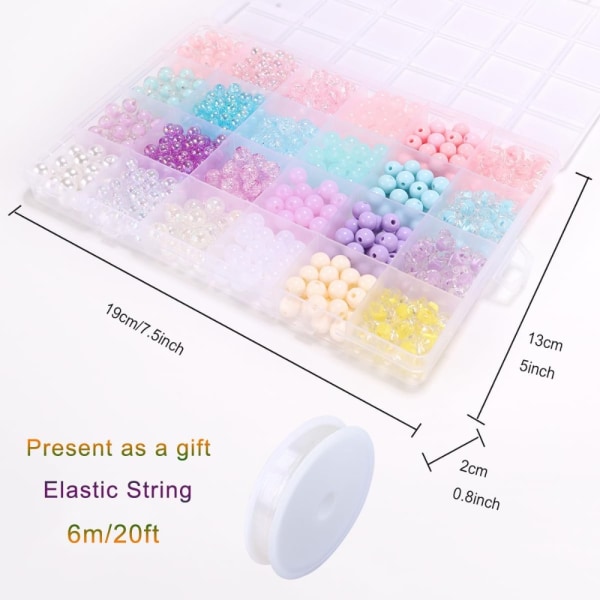 480 kpl lasihelmiä, läpinäkyviä värillisiä kimaltelevia kristallihelmiä