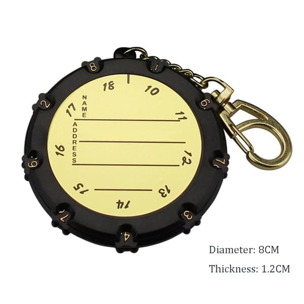 Golf Stroke Counter Golf Scoreer SILVER Silver