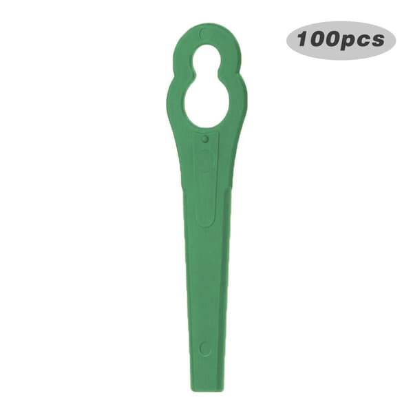100 stk./sett Plastblader Kutter Gress Trimmer Blad RØD red