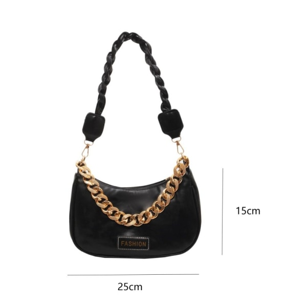 Fritidsaxelväska Crossbodyväska VIT White