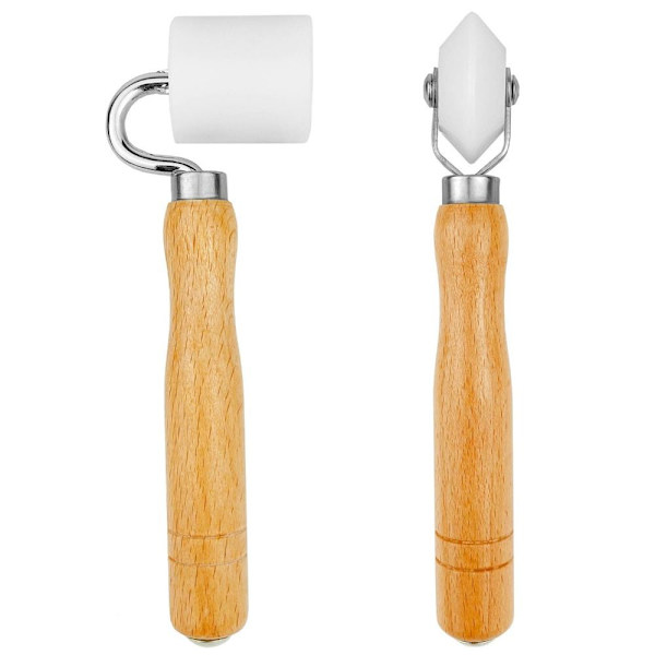 2Pack Wallpaper Seam Roller Tasoitusrulla Sisäinen ulkoinen