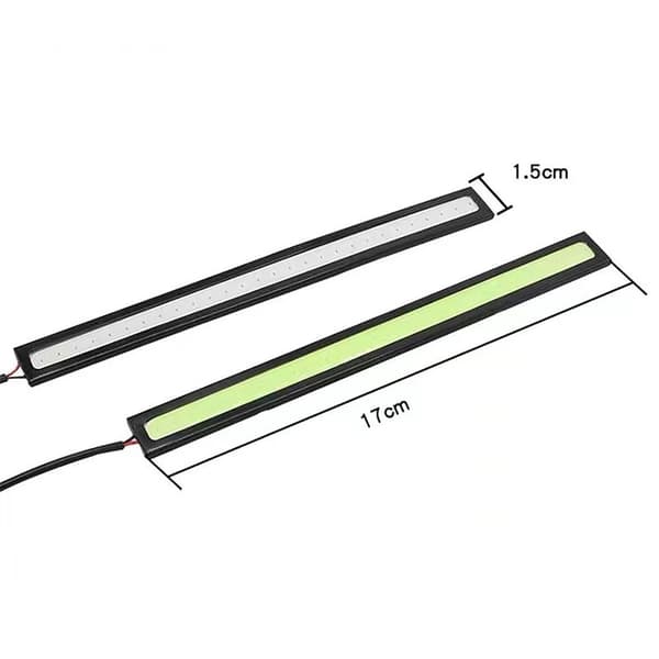 2 stk. Bil Interiør Lys Strips Lys Bar Lampe BLÅ BLUE