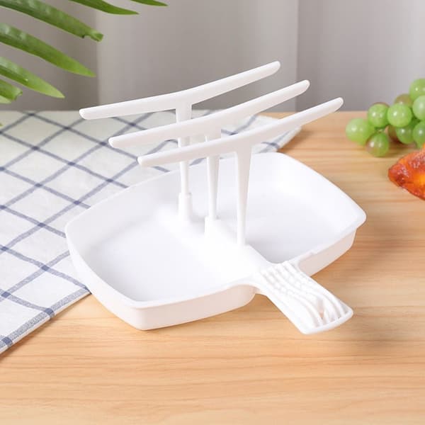 Baconkoger Baconbakke Bacongrill white