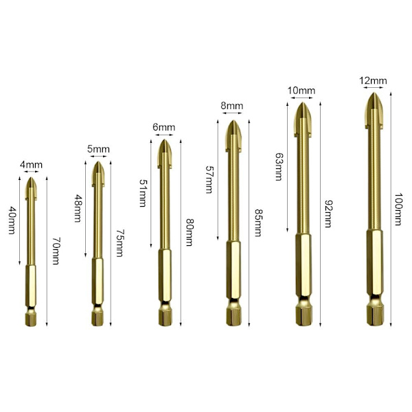 Krydsboring Borebit 8MM 8mm