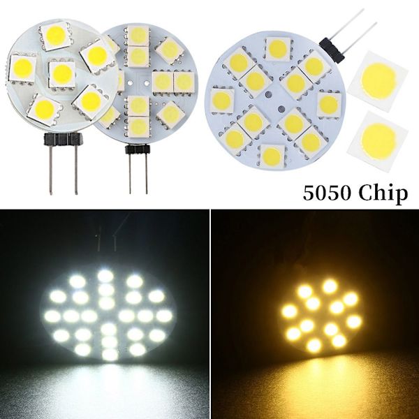 G4 LED Glödlampor Rund Spotlight Glödlampa G4 5050 9LEDS G4 5050 G4 5050 9Leds