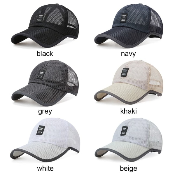 Solbeskyttelseshætter Full Mesh Hatte SORT black