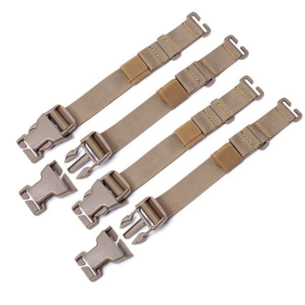 4stk Tactical MOLLE Stropper Kompresjonsstropper KHAKI Khaki