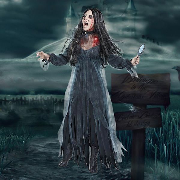 Skräck Cosplay Kläder Halloween kostym M M