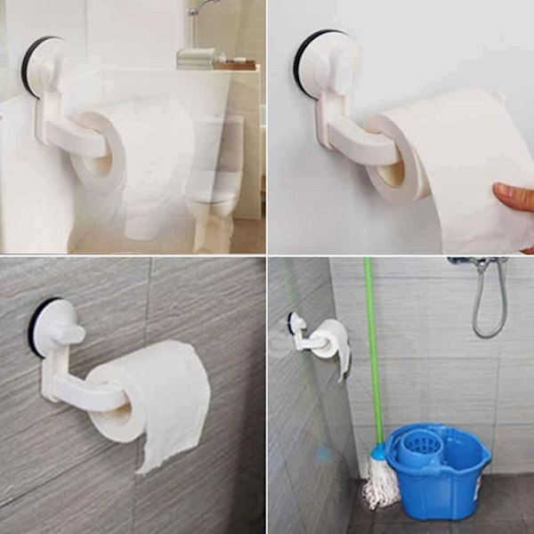 Roll Tissue Box Toiletpapir Holder SORT black