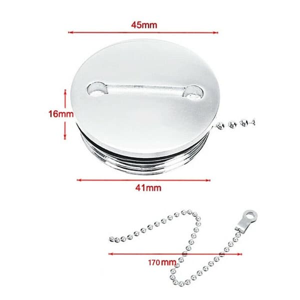 Dekkfyllingserstatningshette Water Deck Filler Replacement Cap
