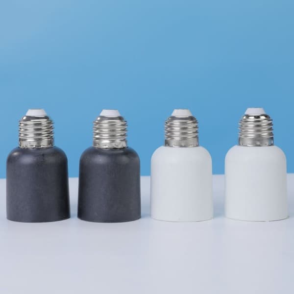 E27 Til E40 Fatning Lyspære Fatning Adapter SORT black
