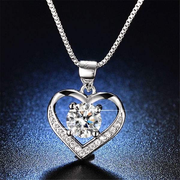 Hänge Halsband Eternal Love Heart Neck Chain