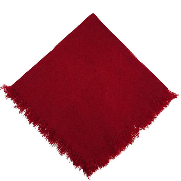 Fyrkantig Scarf Dam Scarf WINE RED wine red