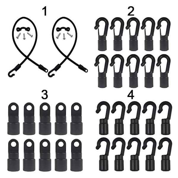 Kajak Paddle Leash Kano Tovholder 10 STK2 2 10pcs2