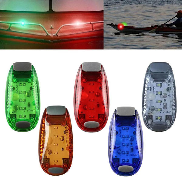 2 Stk Bådnavigationssignallampe LED Lyser BLÅT blue