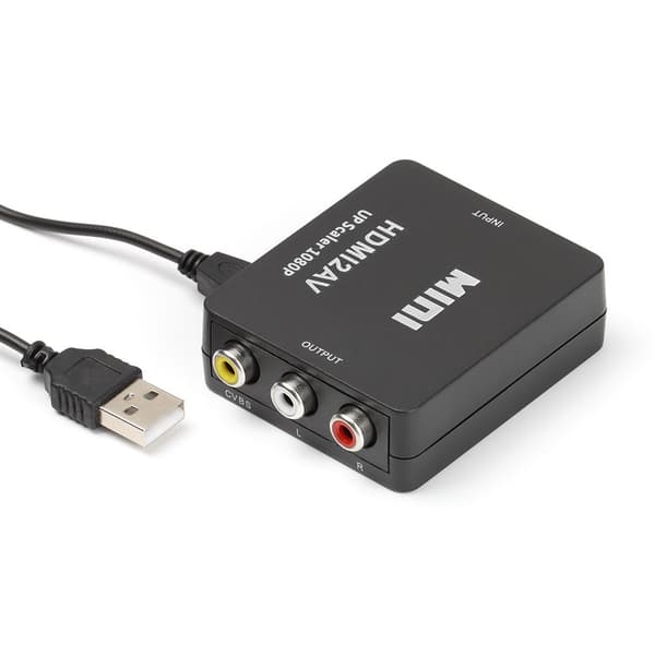 HDMI till 3 RCA CVBS Converter Adapter