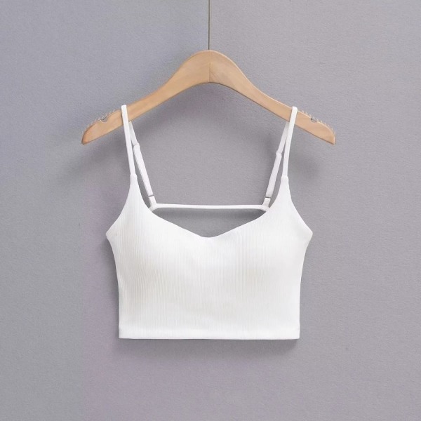 Strap Slim Beach Top Dame Camisole WHITE S White S