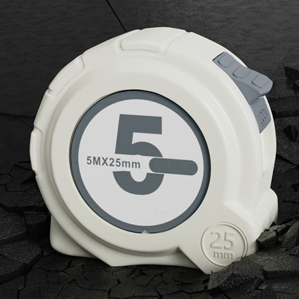 Målebånd Stålbånd SORT 5MX19MM black 5mx19mm