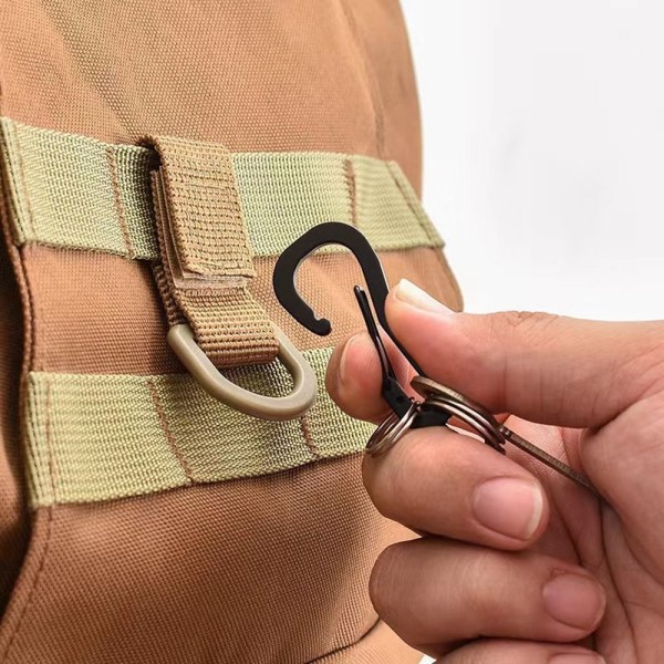 4 stk Bæltekroge Webbing Spænder ARMY GREEN 5.0CMSTYLE 2 STYLE 2 Army Green 5.0cmStyle 2-Style 2