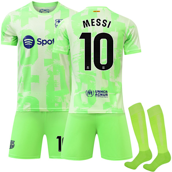 2024-2025 Barcelona Away  football shirt jersey No. 10 Messi 26