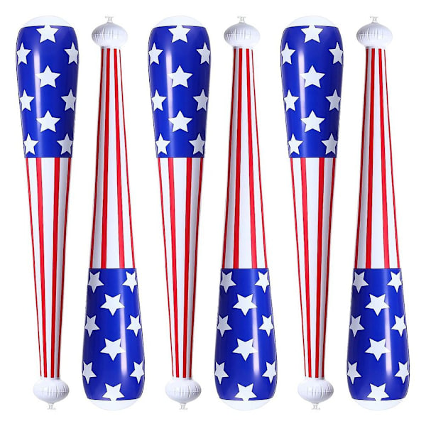 2st basebollträ uppblåsbar ballongsticka American Flag Print