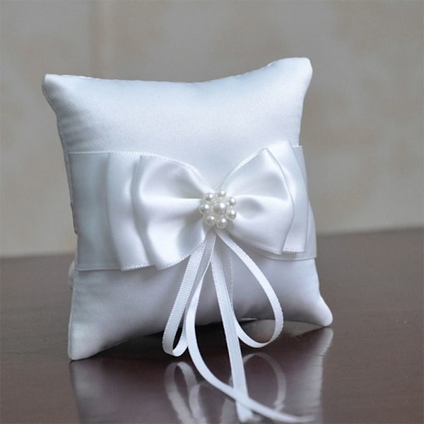 Ringbærerpudebånd Bowknot Ringpude 2-20X20CM 2-20x20cm