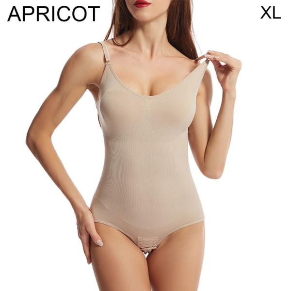 Kvinner Bodysuit Cuff Tummy Trainer APRICOT XL apricot XL