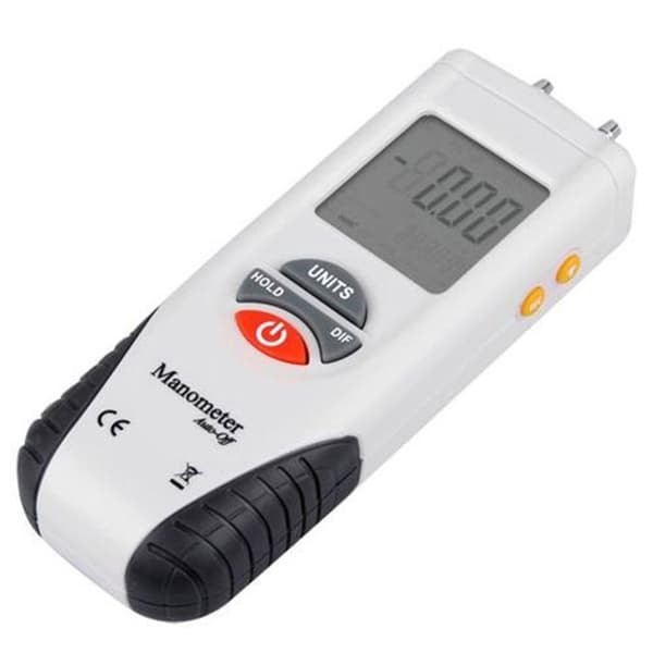 Digitalt differentialmanometer HVAC Gastryktester Digital