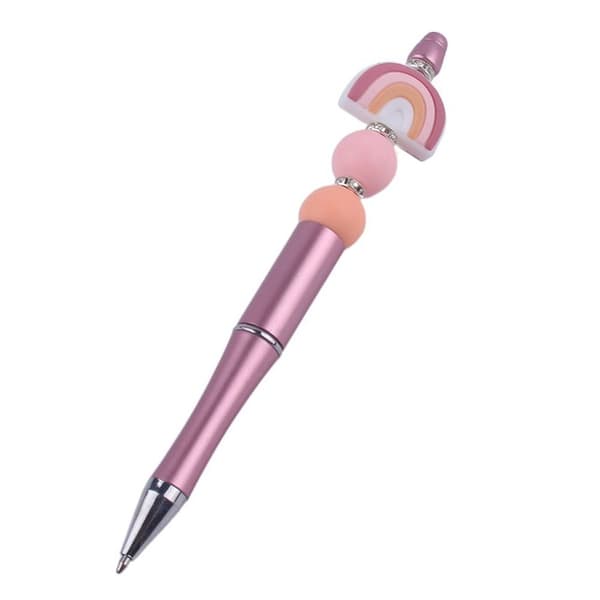 2ST Pärlpenna Kulspetspenna ROSA Pink