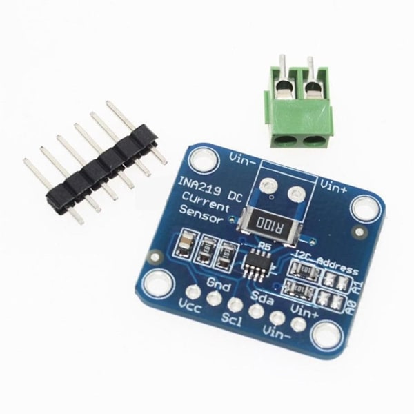 2 Stk INA219 I2C Interface Bi-Directional DC Sensor Strøm 2Pcs