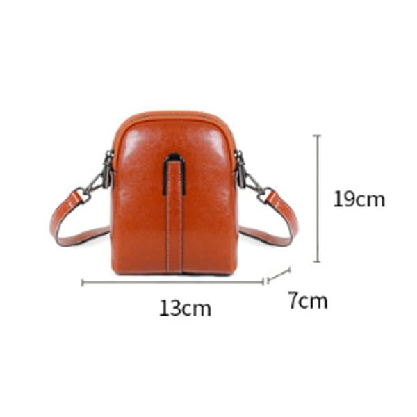 Crossbody axelväskor Dragkedja Väskor BRUN Brown
