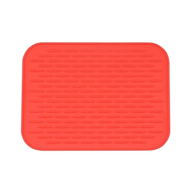 Varmebestandig matte bord Dekkematte RØD red