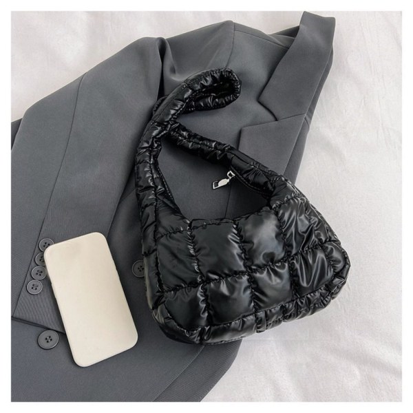 Skuldertaske Puff Bag SORT black