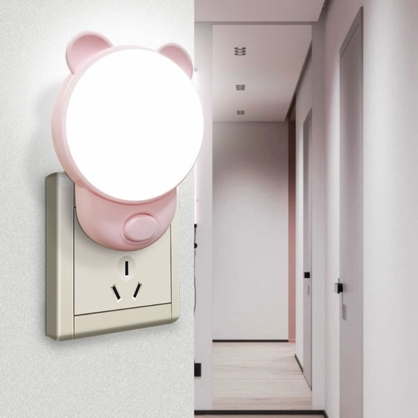 LED Natlampe Varmt Lys PINK EU STIK EU STIK pink EU Plug-EU Plug