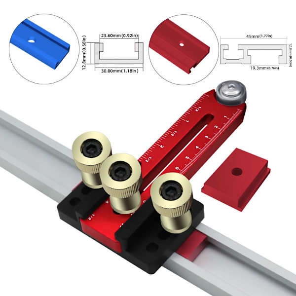 Bordsag Jig Guide Fixture Spilleautomat Thin Table Saw Jig