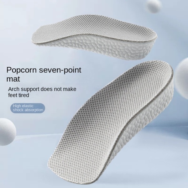 Korkeutta lisäävät pohjalliset puolikokoinen kenkäpehmuste HARMAA 2,5 CM2 PARI 2 grey 2.5cm2 pair-2 pair
