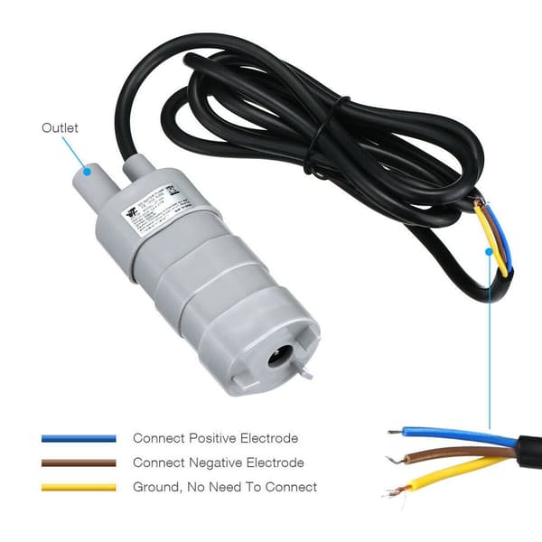 12V Högflödes Vattenpump Dränkbar Pump