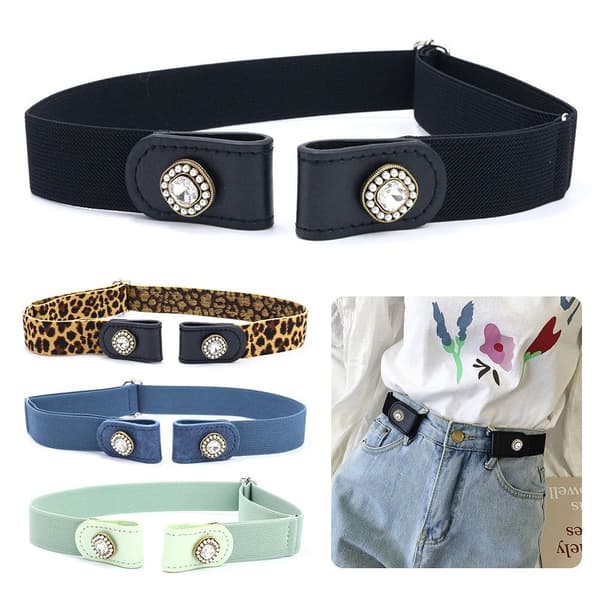 Lazy Belts Bälten Utan Spänne LEOPARD Leopard