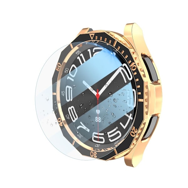 Veske+ Bezel Ring + Skjermbeskytter i herdet glass BLACK&ROSE Black&Rose Gold 43MM